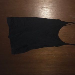black stretchy tank